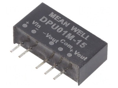 Convertor DC/DC 1W 10,8-13,2V la 15VDC și -15VDC foto