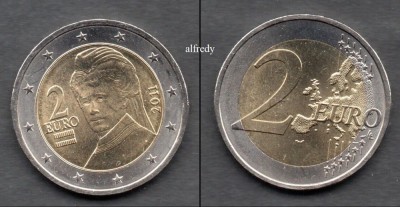 AUSTRIA 2011, 2 euro foto