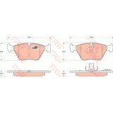 Placute frana Bmw Seria 3 (E46), 02.1998-04.2005, X3 (E83), 01.2003-12.2011, Z4 Cupe (E86), 03.2006-01.2009, Rover/Mg Mg Zt- T, 10.2001-07.2005, TRW