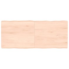 vidaXL Blat masă 140x60x(2-6) cm lemn stejar netratat contur organic 363901
