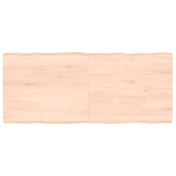 vidaXL Blat masă 140x60x(2-6) cm lemn stejar netratat contur organic 363901
