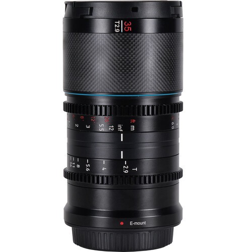 Obiectiv Manual Sirui Saturn 35mm T2.9 FF Anamorphic 1.6x Carbon Fiber
