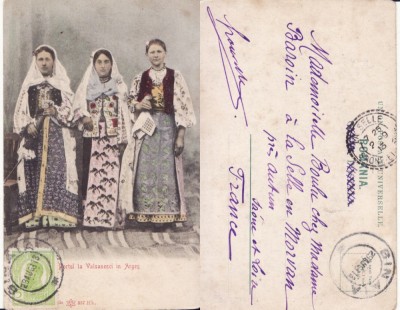 Romania - tipuri, port popular Valsanesti Arges-clasica foto
