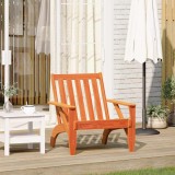 vidaXL Scaun Adirondack de grădină Vax br&uacute;nt Lemn masiv de pin