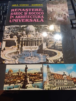 Mira Voitec - Dordea - Renaștere, baroc și rococo &amp;icirc;n arhitectura universală foto