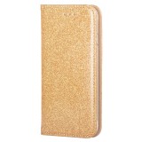 Husa Piele Forcell SHINING BOOK pentru Samsung Galaxy A12 A125, Aurie