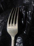 Furculita veche colectie Argintie nemarcata nestantata,tacam vintage pentru completarea serviciului de furculite vechi,furculita originala de colectie