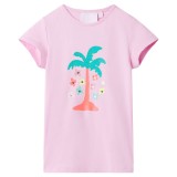 Tricou pentru copii, lila, 128 GartenMobel Dekor, vidaXL