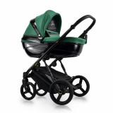Cumpara ieftin Carucior copii 2 in 1, reversibil, complet accesorizat, 0-36 luni, Bexa Glamour Verde Smarald