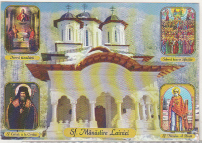 bnk cp Manastirea Lainici - Vedere - necirculata foto