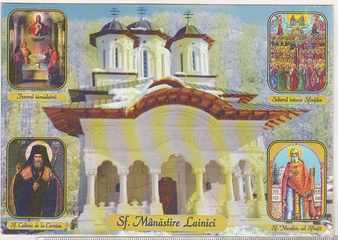 bnk cp Manastirea Lainici - Vedere - necirculata