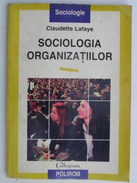 SOCIOLOGIA ORGANIZATIILOR-CLAUDETTE LAFAYE