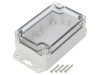 Carcasă Universală ABS Gri IP67 70x105x40mm, KRADEX