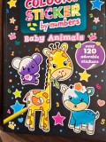 Colour and sticker by numbers. Baby animals (Coloreaza si lipeste dupa numere. - carte de colorat in limba engleza)