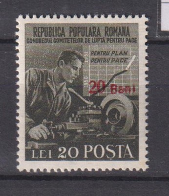 ROMANIA 1952 LP. 307 MNH foto