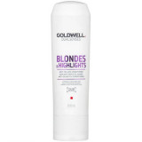 Conditioner Goldwell Dual Sences Blonde &amp; Highlights Anti-Brass pentru par blond 200ml