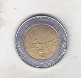 Bnk mnd Italia 500 lire 1992 bimetal, Europa