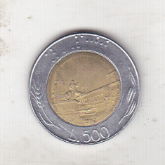 bnk mnd Italia 500 lire 1992 bimetal