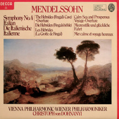 VINIL Mendelssohn, Vienna Philharmonic, Christoph von D.. ‎– Symphony No. 4 (EX)