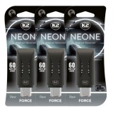 Pachet 3 x Odorizant auto grila ventilatie Puf-Puf K2 Neone Raw Force