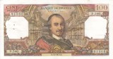 FRANTA 100 francs 1-4-1971 VF+!!!