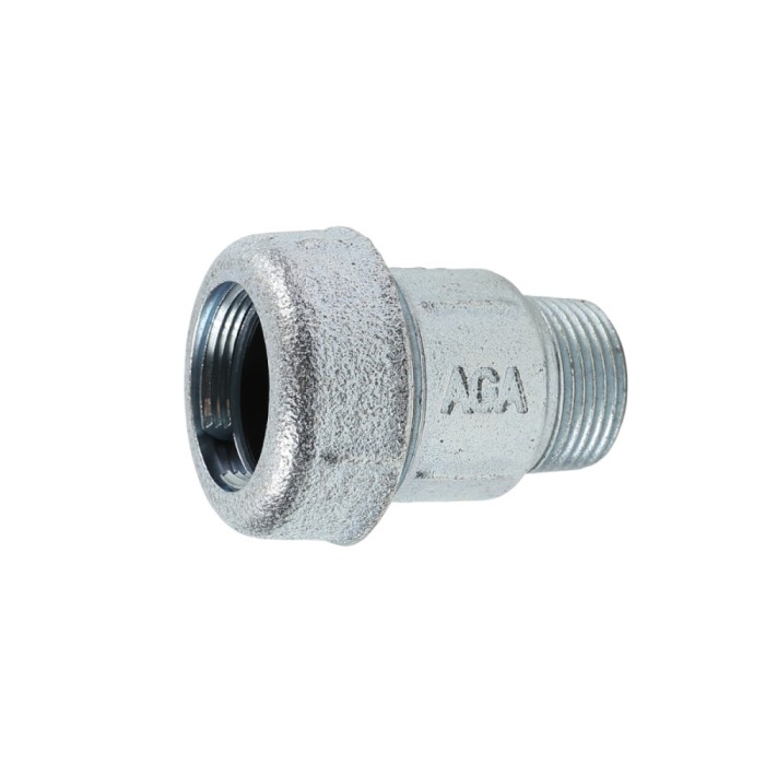 Racord rapid fonta zincata, Agaflex QA, 3/8&quot;, filet interior - exterior, 10010038