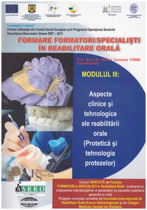 Norina Consuela Forna - Formare formatori/specialisti in reabilitare orala - modul III - 129719