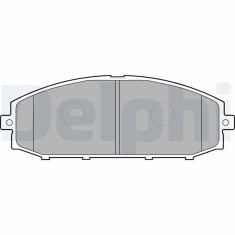 DELPHI LP1305 set placute frana,frana disc