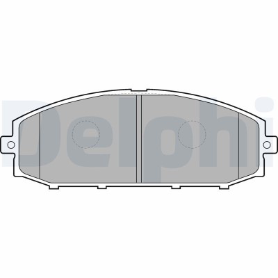 DELPHI LP1305 set placute frana,frana disc foto