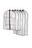 Cumpara ieftin Set 6 x Huse de haine cu fermoar, 3 huse 60 cm x 90 cm, 3 huse 60 cm x 137 cm