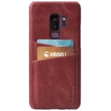 Husa Samsung Galaxy S9+ 965 Leather Vintage Nude Red Krusell Sunne 2