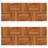 vidaXL Dale Lemn Acacia 30x30cm, 20 Buc. Maro - Deck Terasa, Gradina, Balcon, Exterior, Antialunecare, Montaj Facil