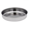 Tava copt inox 30cm, rotunda, inalta 6cm, vase cuptor, compatibila masina spalat vase, metalica, universală