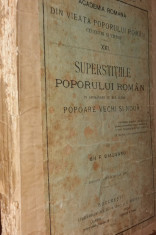 GH. F. CIAUSANU - SUPERSTITIILE POPORULUI ROMAN {1914} foto