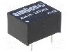 Convertor de tensiune, DC-DC, intrare 10,8...13,2V DC, iesire 12V DC, putere 1W, AIMTEC - AM1P-1212SZ