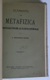 Elemente de Metafizica Kantiana - Filosofie Contemporana, Carte Cartonata, 1928