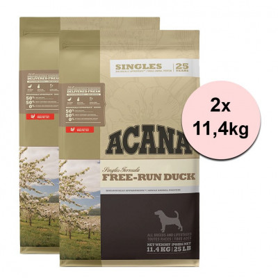 ACANA Singles Free-Run Duck 2 x 11,4 kg foto