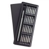 Set Surubelnite Precizie 24 Capete Diferite (Cruce, Drept, Stea), Cutie Glisanta, Universal, Negru