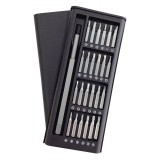 Set șurubelniță 24 Capete, Negru, Cutie Glisantă