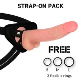 Rock Army-Harness + Dual Density Leopard 23 cm -o- 4.77 cm-Silicon