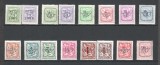 Belgia.1966/83 Lot 16 buc. Leul heraldic-supr. MB.259