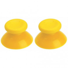 2 x capace analogice Thumbsticks pentru controlerul Xbox 360 Culoare Galben foto