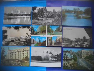 HOPCT LOT NR 345 BUCURESTI -9 CARTI POSTALE-RPR-CIRCULATE foto