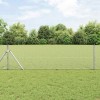 VidaXL &Icirc;ngrădire cu st&acirc;lpi Argintiu 0.6 x 10 m otel acoperit cu PVC
