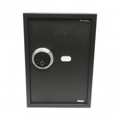 Seif mobila cu amprenta, alarma, inchidere electronica si 2 chei 500x350x310mm Breckner Germany