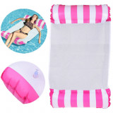 Inflatabil roz Saltea de &icirc;not hamac de apă pentru piscină și plajă SP0758