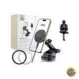 Incarcator Auto Wireless Tech-Protect MM15W-V7 QI2 15W 1.67A Negru