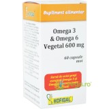 Omega 3 si Omega 6 Vegetal 600mg 60cps moi