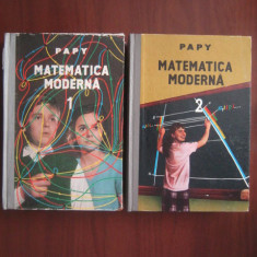 Papy - Matematica moderna 2 volume (1967-1969, editie cartonata)