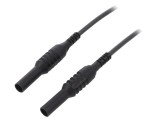 Cablu de măsurare 1kVDC 10A 1,5m negru
